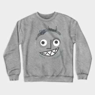 Sharpy Smiley Inky Face Dude Crewneck Sweatshirt